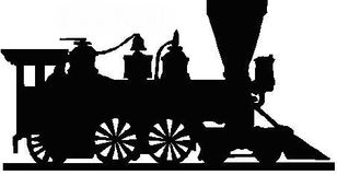 The Story Train locomotive silhouette